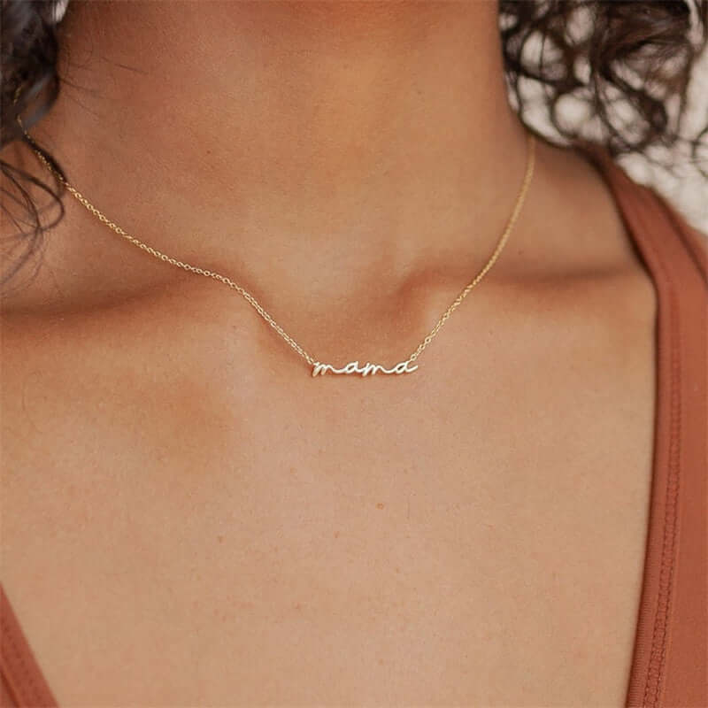 Mama Necklace Personalized Name Necklace Bridesmaid Gifts