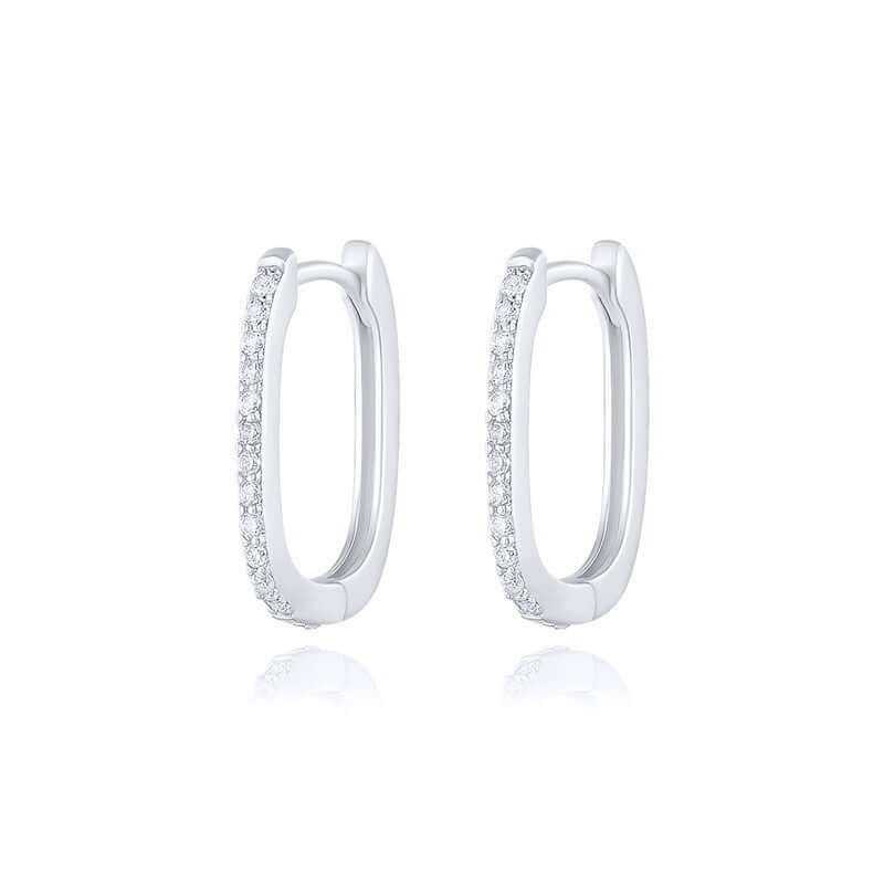 High-quality gold hoop earrings with a unique ribbed texture and sparkling diamond studs