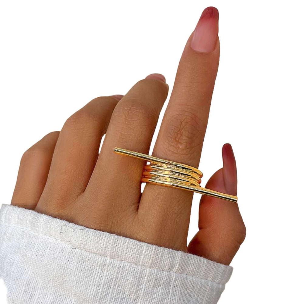 Elegant women’s ring with durable electroplated finish