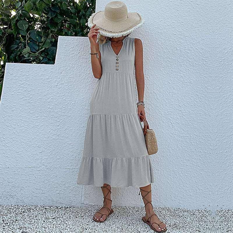 Affordable Fashion Bohemian Dress Boho Style Chic Dress Comfortable Dress Everyday Wear Flowy Dress Hem Dress Lightweight Dress Smock Dress Spring Outfit Stylish Women's Dress. Summer Dress Trendy Dress Vacation Dress Versatile Dress Women's Fashion