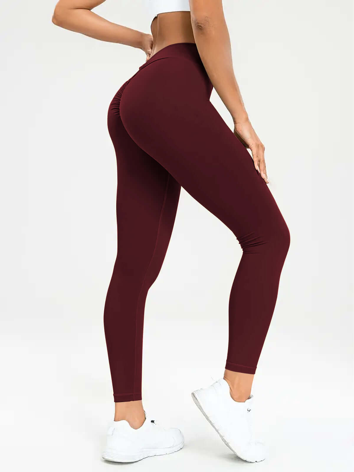 High Waist Tight Fitness Trousers