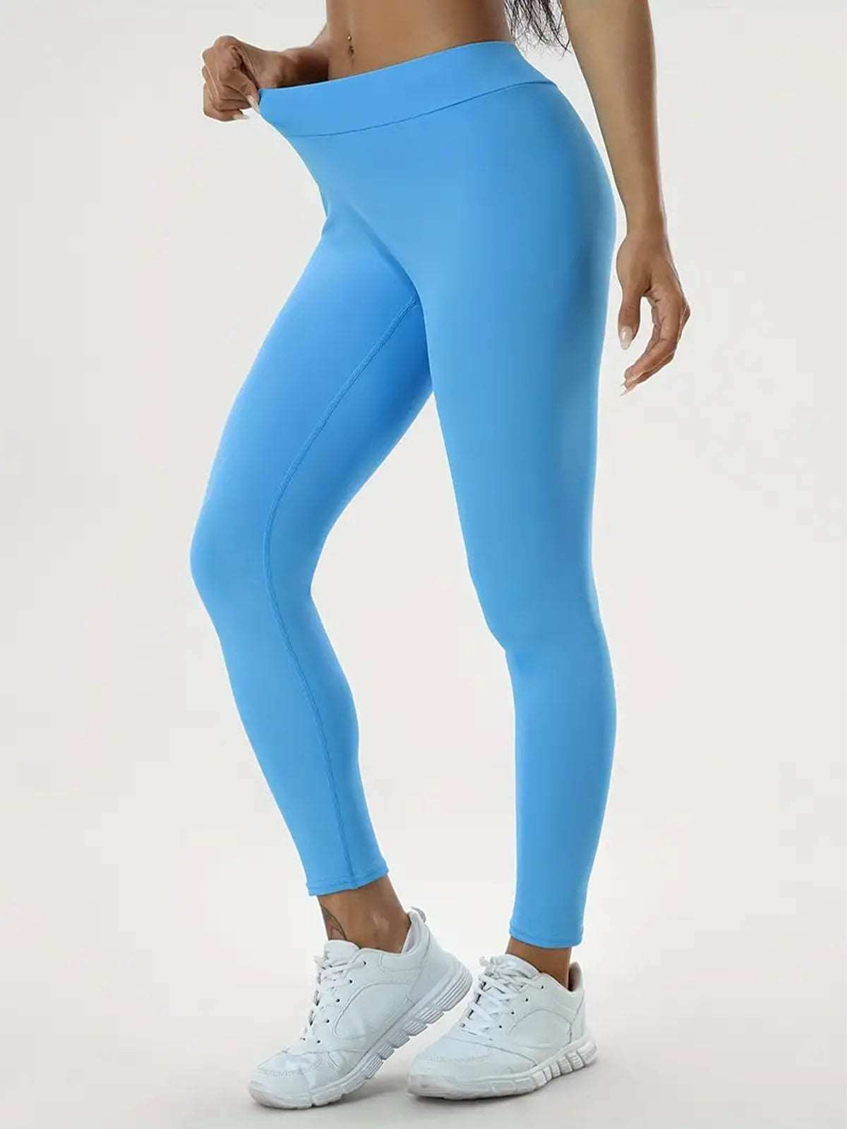 High Waist Tight Fitness Trousers