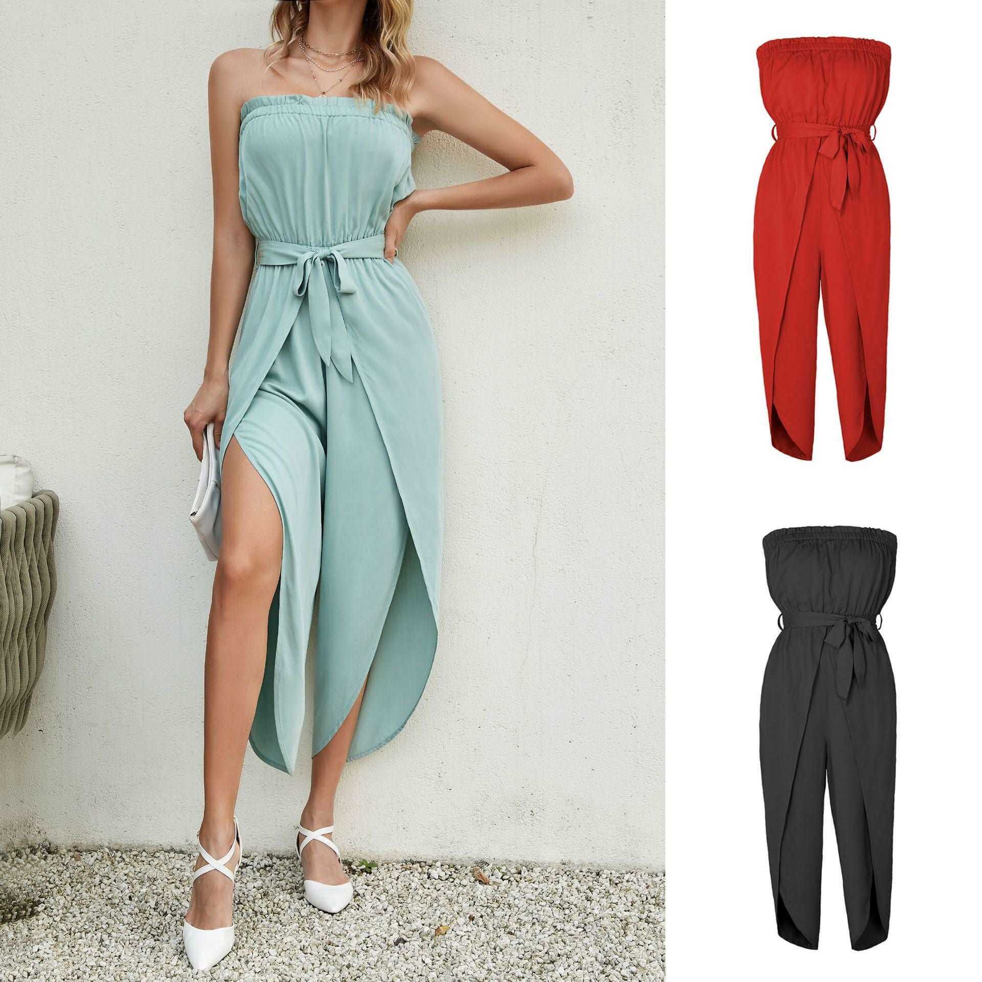 Sweet Strapless Jumpsuit