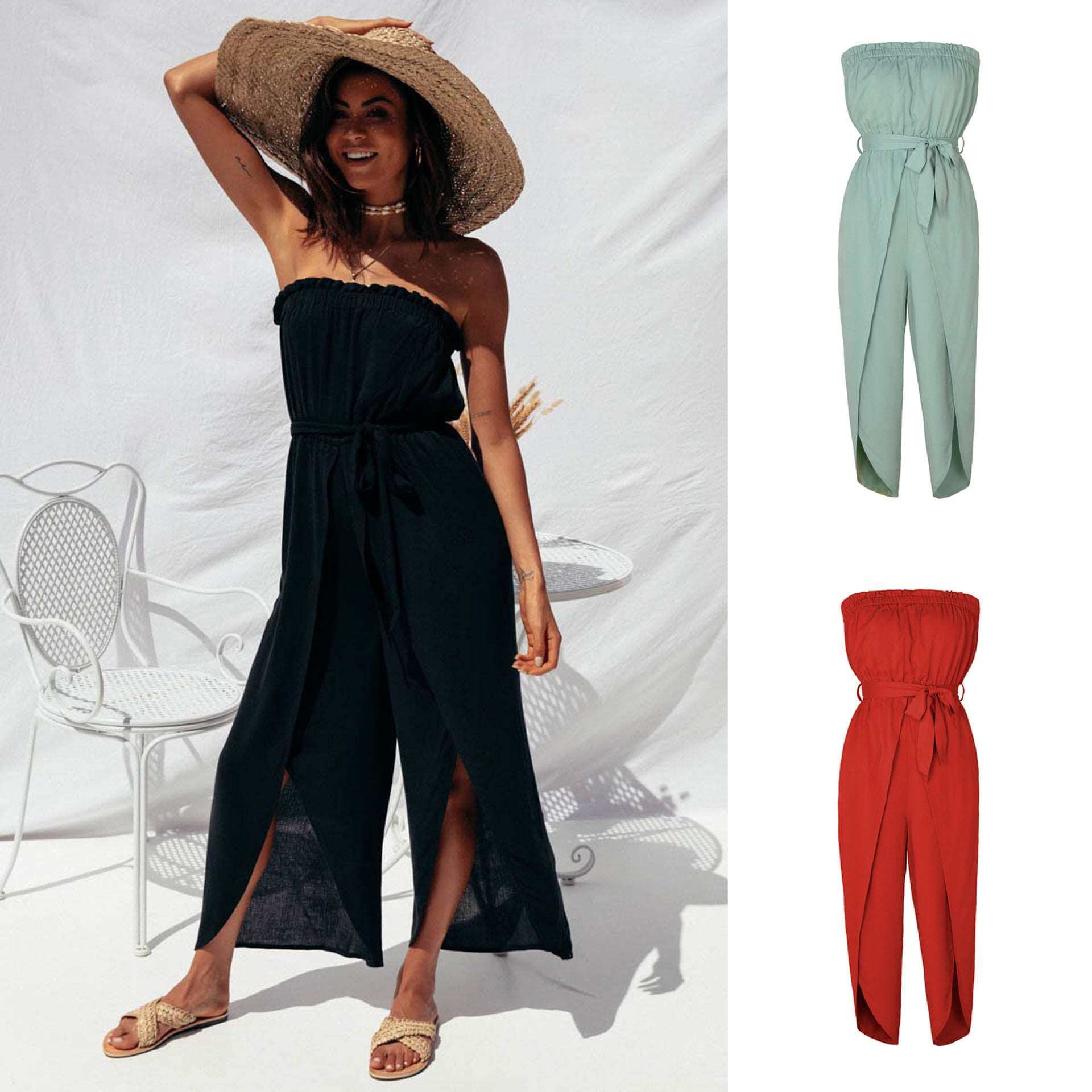 Sweet Strapless Jumpsuit