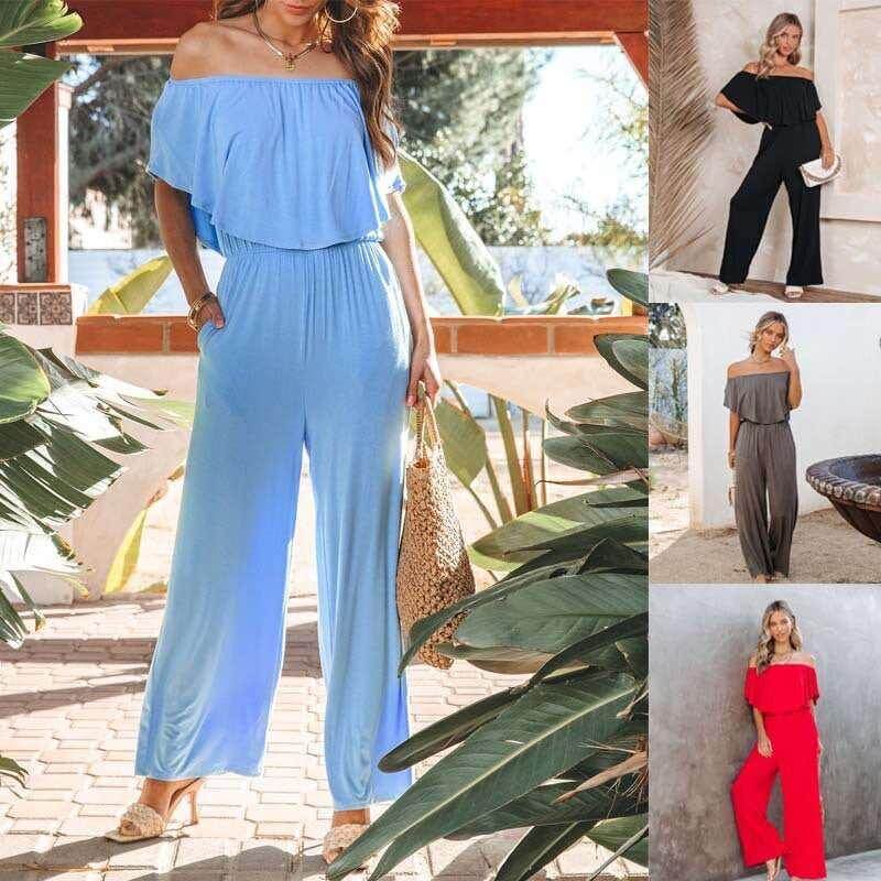 Leisure Wide Leg Jumpsuit