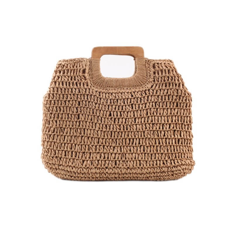 Jute bag for the beach Staw bag for the beach