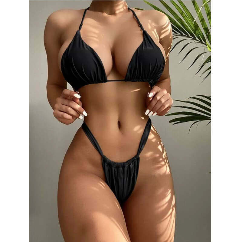 2 piece set swimsuit for woman black bikini set cute bikini set summer bikini set white bikini set