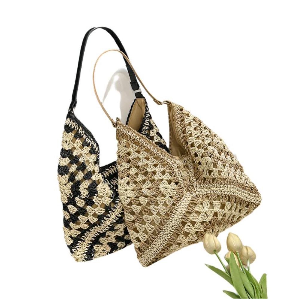 boho handbags black and beige 