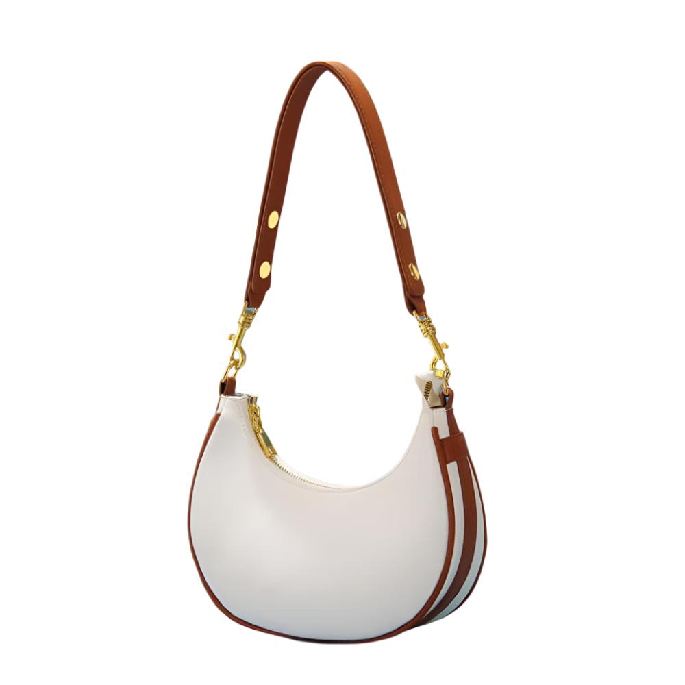 Women white Cossbody Bags, Synthetic Leather Shoulder Bag, Messenger Bag,