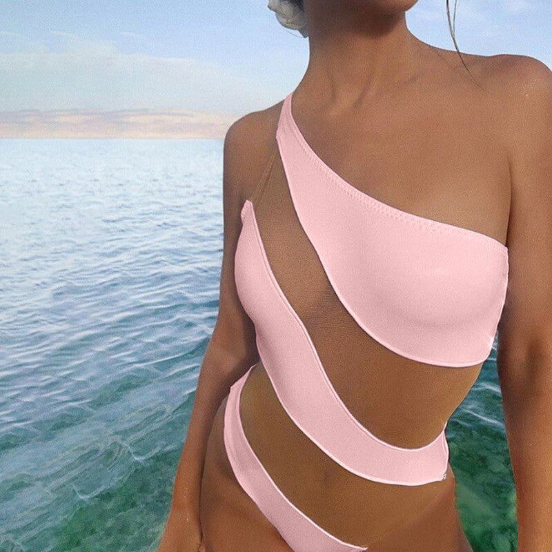 knitted swimwear